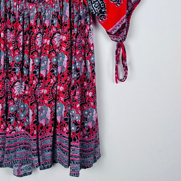 Free People Paisley Midsummer's Dream Dress XS - Picture 7 of 7